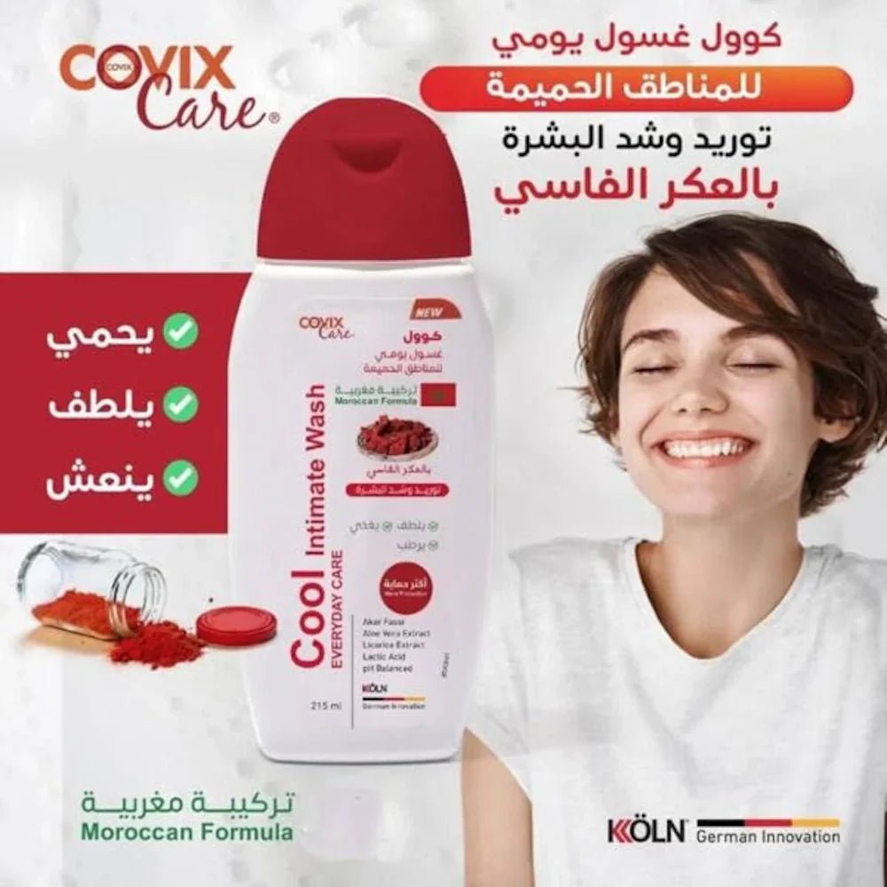 Covix Care Cool Intimate Wash Everyday Care Moroccan Formula Aker Fassi - Jamaly