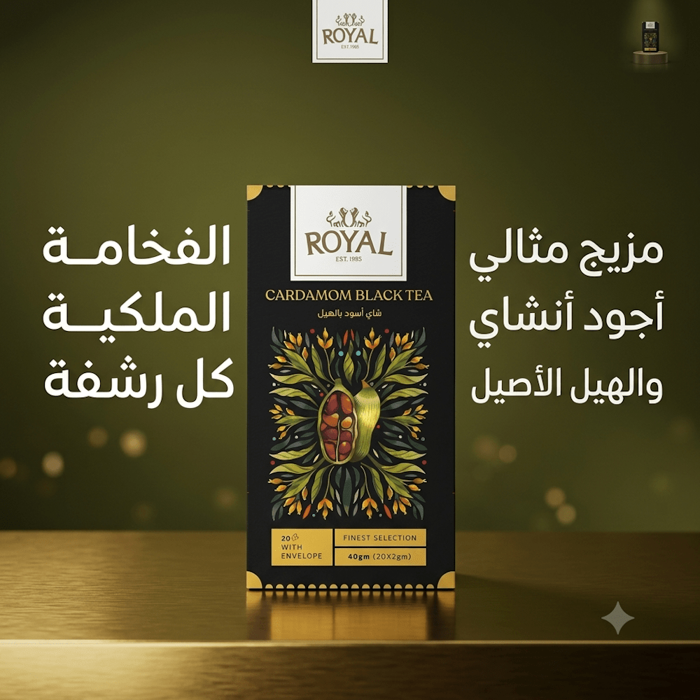 ROYAL CARDAMOM BLACK TEA - Jamaly