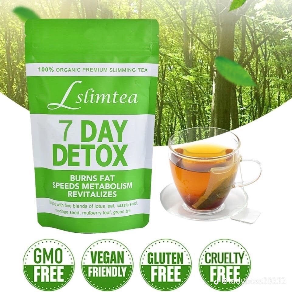 Lslimtea 100% Organic Premium Slimming Tea - 7 Day Detox - AsrarHawa