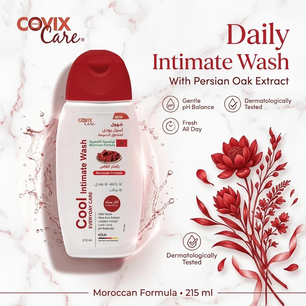Covix Care Cool Intimate Wash Everyday Care Moroccan Formula Aker Fassi - Jamaly