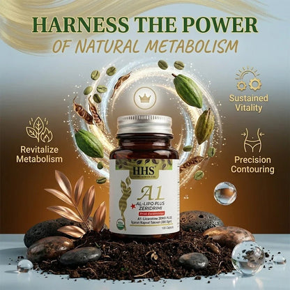 HHS A1 L-Carnitine Lepidium Herbal 30 Capsules for Weight Loss - Jamaly