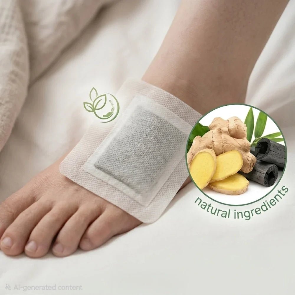 Kinoki Cleanse & Energize Foot Patch - 10 Detox Pads - Jamaly