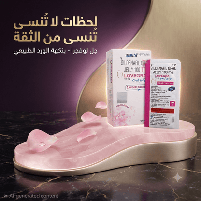Lovegra Feminine Gel, Rose Flavor, Single Packet - Jamaly