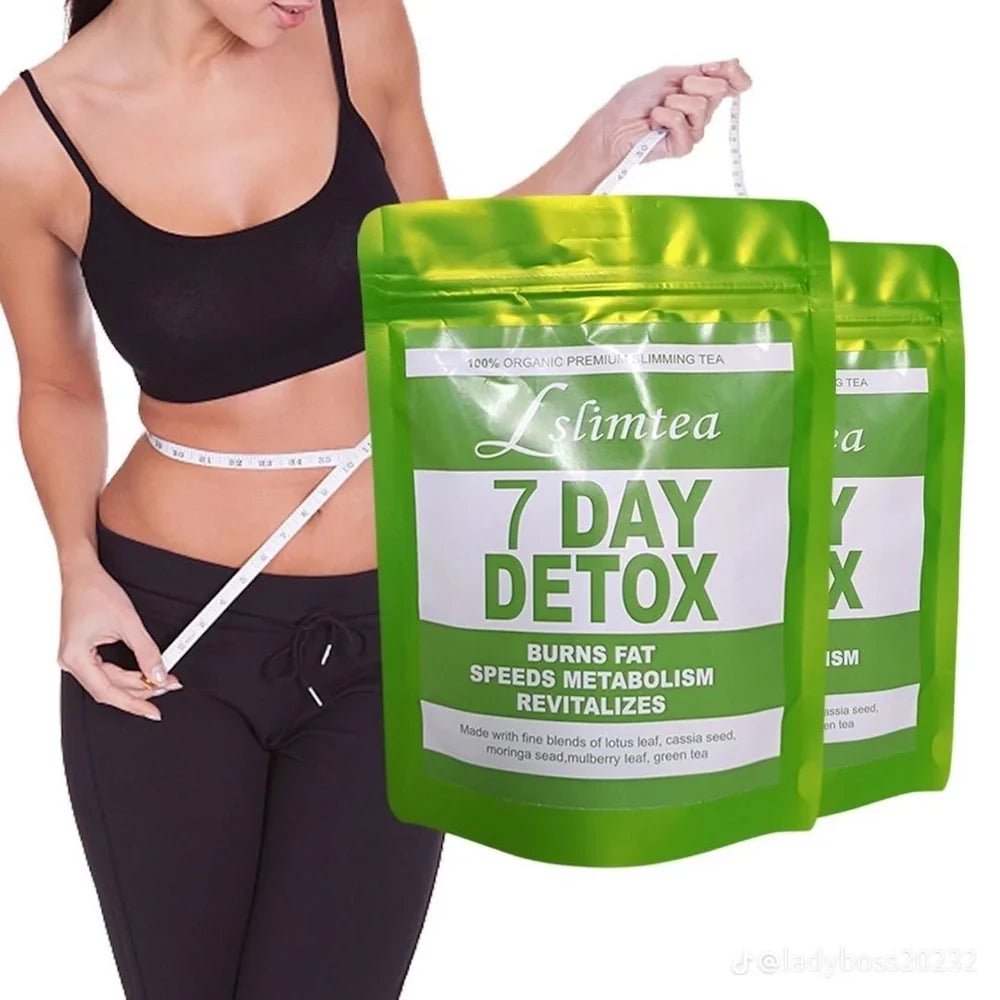 Lslimtea 100% Organic Premium Slimming Tea - 7 Day Detox - Jamaly