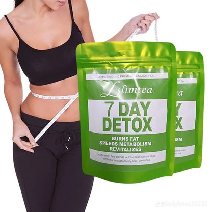Lslimtea 100% Organic Premium Slimming Tea - 7 Day Detox - Jamaly