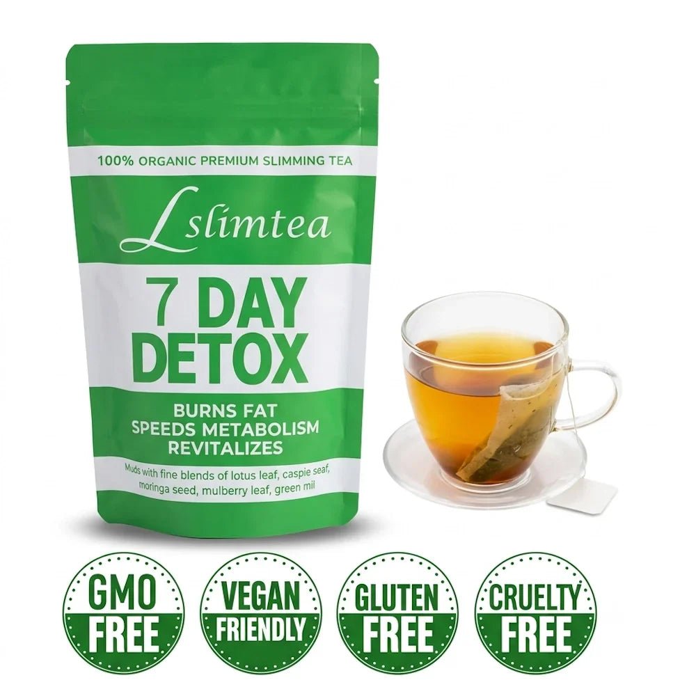 Lslimtea 100% Organic Premium Slimming Tea - 7 Day Detox - Jamaly
