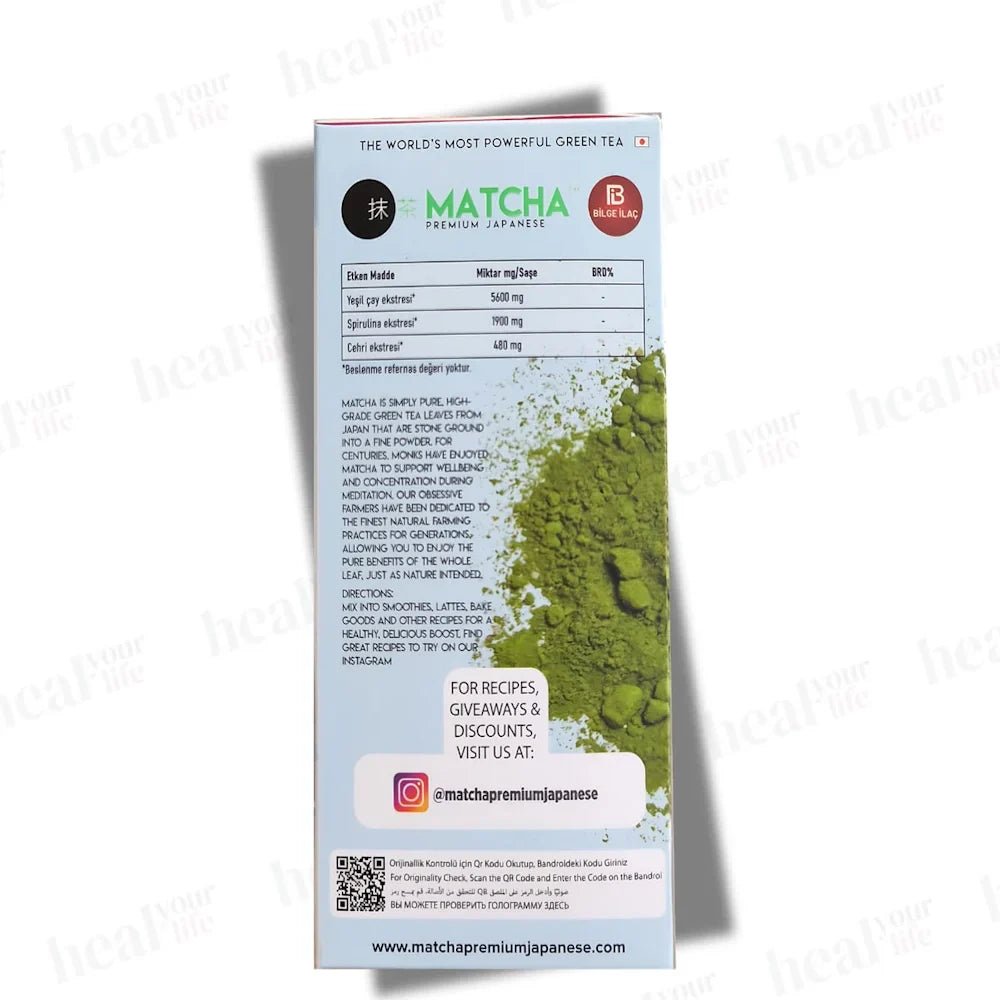 MATCHA DTOX ANTIOXIDANT BURNER - Premium Japanese - Jamaly