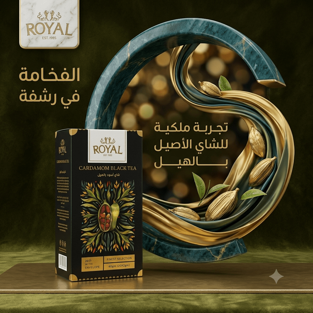 ROYAL CARDAMOM BLACK TEA - Jamaly